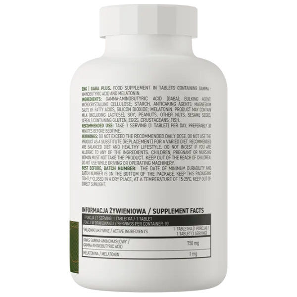 Aminoacizi OstroVit GABA Plus (5902232617672) 120 g  photo 3 Aminoacizi OstroVit GABA Plus (5902232617672) 120 g  photo 3