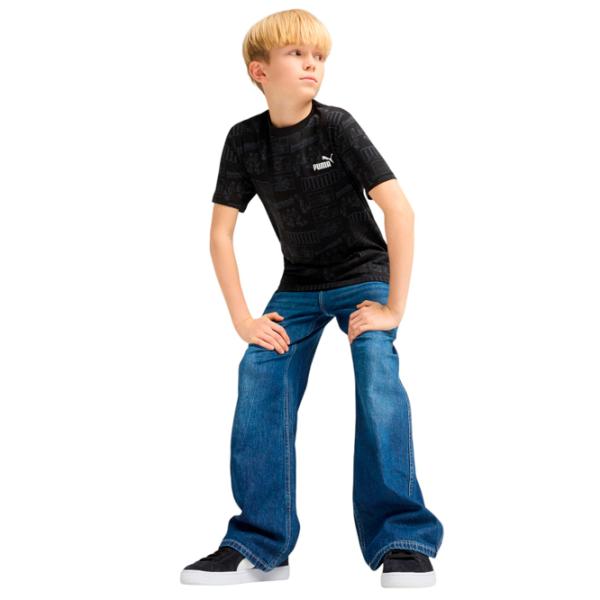 Tricou pentru băieți Puma Mid 90S Aop B 176 / Black photo 5