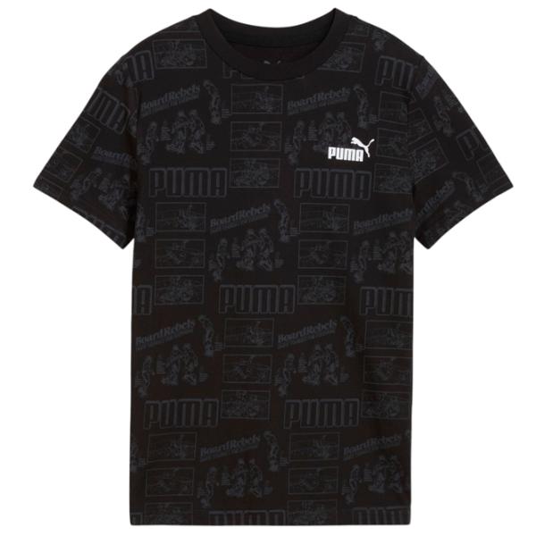 Tricou pentru băieți Puma Mid 90S Aop B 164 / Black photo 1 Tricou pentru băieți Puma Mid 90S Aop B 164 / Black photo 1