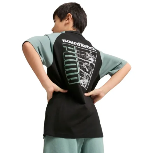 Tricou pentru băieți Puma Mid 90S Graphic Tee Ii B 176 / Black photo 4 Tricou pentru băieți Puma Mid 90S Graphic Tee Ii B 176 / Black photo 4