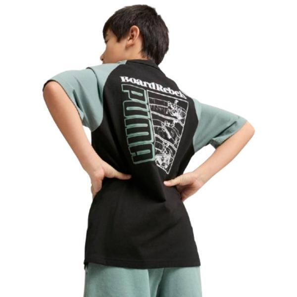 Tricou pentru băieți Puma Mid 90S Graphic Tee Ii B 140 / Black photo 4 Tricou pentru băieți Puma Mid 90S Graphic Tee Ii B 140 / Black photo 4