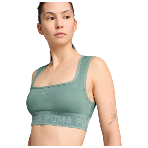 Bustieră pentru femei Puma Move Lace Green Moon photo 7