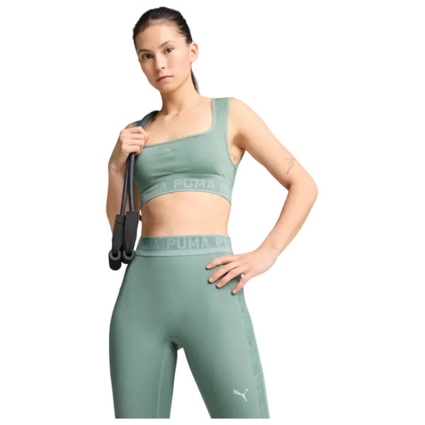 Топ для женщин Puma Move Lace Зеленая Луна photo 3