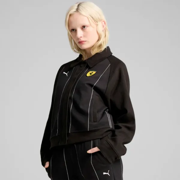 Hanorac pentru femei Puma Ferrari Race All-season / Black photo 3 Hanorac pentru femei Puma Ferrari Race All-season / Black photo 3
