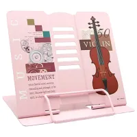 Suport pentru cărți New World Music Pink / Metal