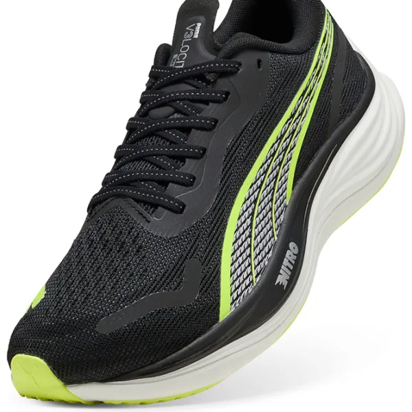 Adidași pentru bărbați Puma Velocity Nitro 3 46 / Black Yellow photo 4 Adidași pentru bărbați Puma Velocity Nitro 3 46 / Black Yellow photo 4