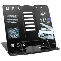 Suport pentru cărți New World Music Black / Metal