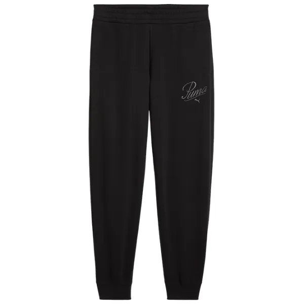Спортивные брюки для женщин Puma Ess Script Terry L / Черный photo 1