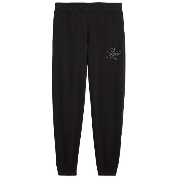 Спортивные брюки для женщин Puma Ess Script Terry L / Черный photo 1