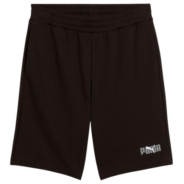 Pantaloni scurți pentru bărbați Puma Ess Logo Lab Terry  M / Black photo 1