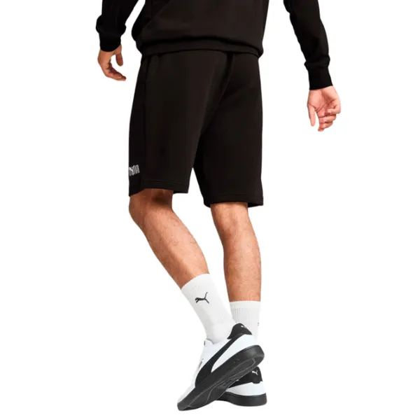 Pantaloni scurți pentru bărbați Puma Ess Logo Lab Terry  M / Black photo 4