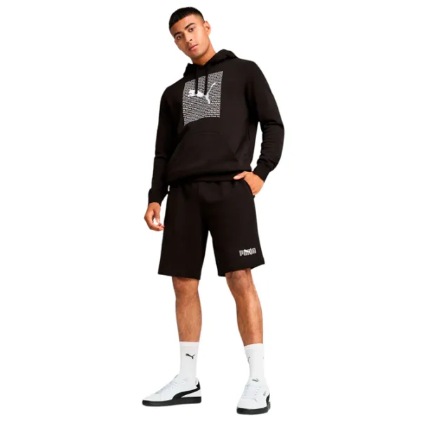 Pantaloni scurți pentru bărbați Puma Ess Logo Lab Terry  M / Black photo 5