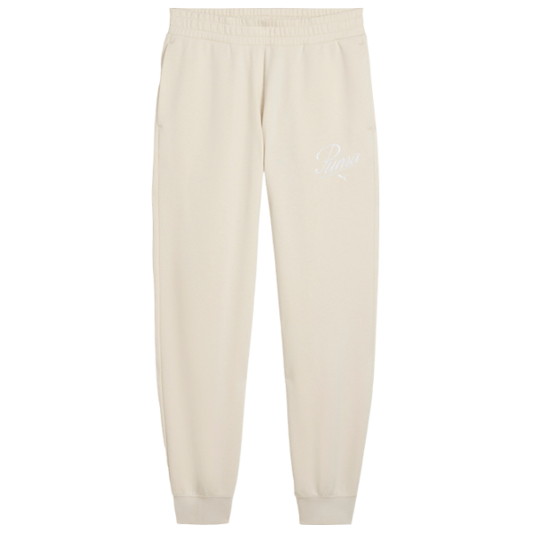 Спортивные брюки для женщин Puma Ess Script Terry XS / Бежевый photo 1 Спортивные брюки для женщин Puma Ess Script Terry XS / Бежевый photo 1