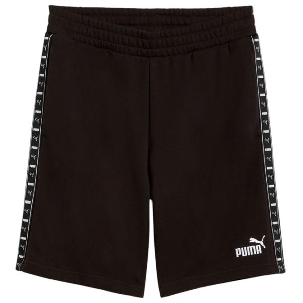 Pantaloni scurți pentru bărbați Puma Ess Tape 9" Terry  L / Black photo 1
