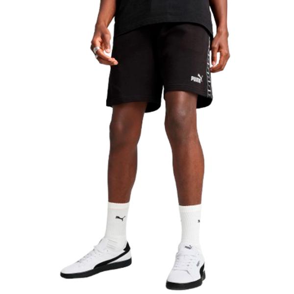 Pantaloni scurți pentru bărbați Puma Ess Tape 9" Terry  L / Black photo 3