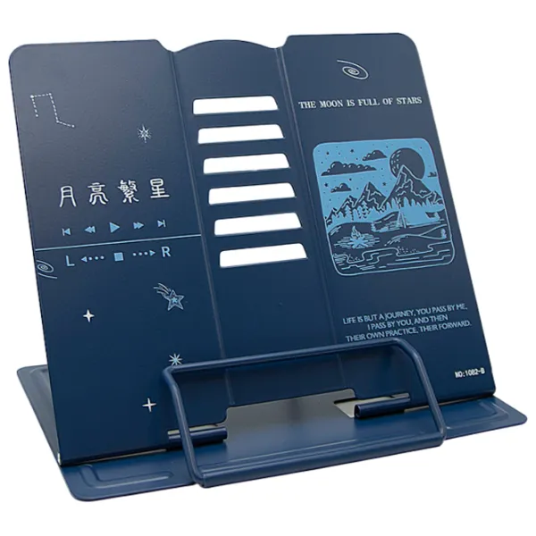 Suport pentru cărți New World Nature Navy / Metal photo 1 Suport pentru cărți New World Nature Navy / Metal photo 1
