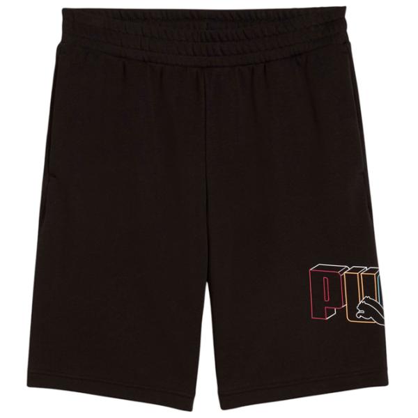 Pantaloni scurți pentru bărbați Puma Ess Logo Lab Execution Shorts 10" Terry  L / Black photo 1 Pantaloni scurți pentru bărbați Puma Ess Logo Lab Execution Shorts 10" Terry  L / Black photo 1