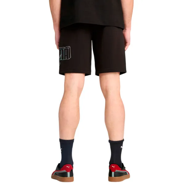 Шорты для мужчин Puma Ess Logo Lab Execution Shorts 10" Terry  XXL / Черный photo 2 Шорты для мужчин Puma Ess Logo Lab Execution Shorts 10" Terry  XXL / Черный photo 2