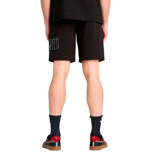 Шорты для мужчин Puma Ess Logo Lab Execution Shorts 10" Terry  XXL / Черный photo 2 Шорты для мужчин Puma Ess Logo Lab Execution Shorts 10" Terry  XXL / Черный photo 2
