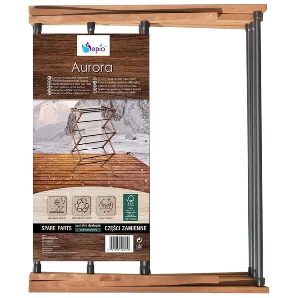 Uscător de rufe Sepio Aurora 8158 Pe podea/ Lemn photo 4