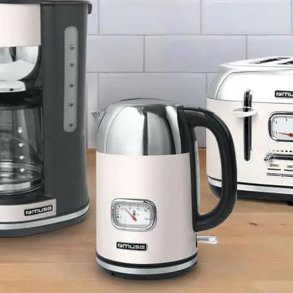 Ceainic electric Muse MS-020 SC 1.7l / Ascuns / Beige photo 2