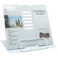 Подставка для книг New World Wonderful Journey Белый / Металл