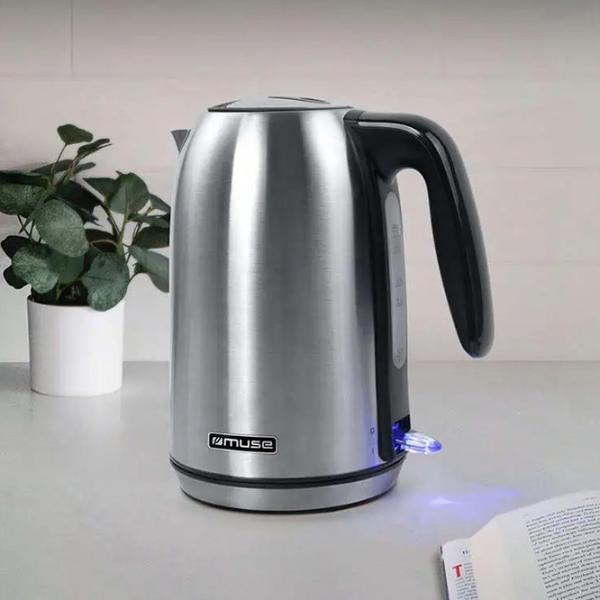 Ceainic electric Muse MS-015 BS 1.7l / Ascuns / Inox photo 3