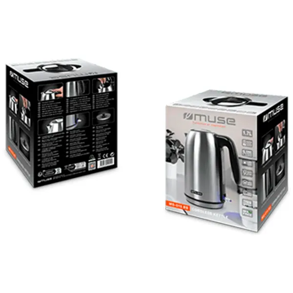 Ceainic electric Muse MS-015 BS 1.7l / Ascuns / Inox photo 5