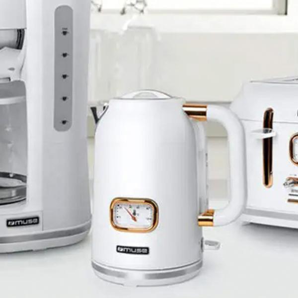 Ceainic electric Muse MS-030 W 1.7l / Ascuns / White photo 2
