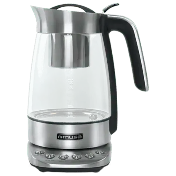 Ceainic electric Muse MS-320 T 1.2l / Ascuns / Inox photo 1