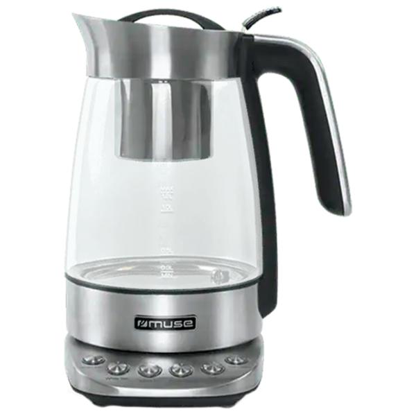 Ceainic electric Muse MS-320 T 1.2l / Ascuns / Inox photo 1