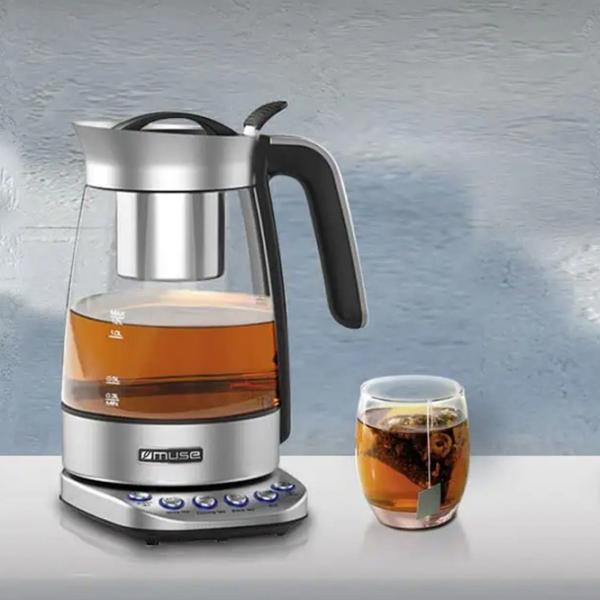 Ceainic electric Muse MS-320 T 1.2l / Ascuns / Inox photo 3