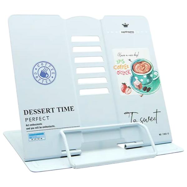 Подставка для книг New World Dessert Time Coffee Светло-синий / Металл photo 1 Подставка для книг New World Dessert Time Coffee Светло-синий / Металл photo 1