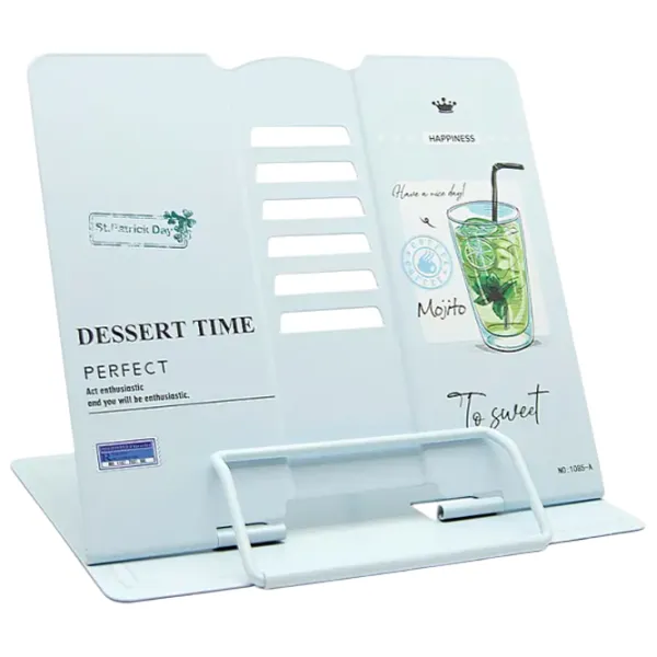 Подставка для книг New World Dessert Time Mojito Светло-синий / Металл photo 1 Подставка для книг New World Dessert Time Mojito Светло-синий / Металл photo 1