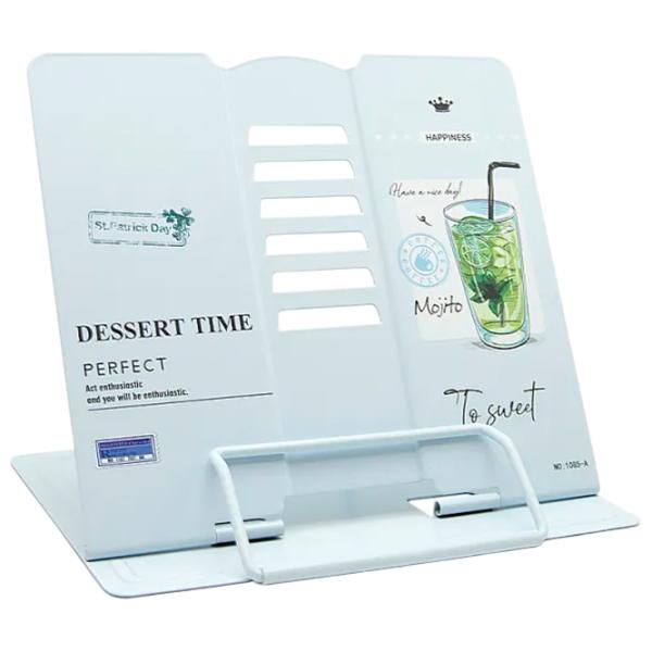 Подставка для книг New World Dessert Time Mojito Светло-синий / Металл photo 1 Подставка для книг New World Dessert Time Mojito Светло-синий / Металл photo 1