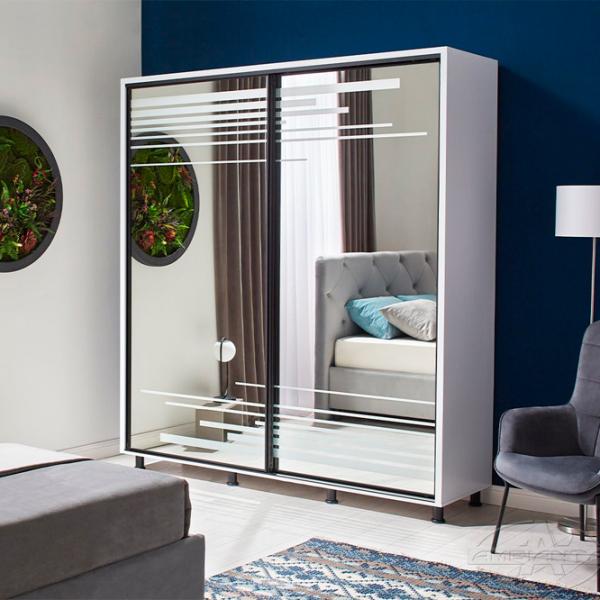 Шкаф Ambianta Venus 120 x 58см x 224 / ДСП / Белый photo 3 Шкаф Ambianta Venus 120 x 58см x 224 / ДСП / Белый photo 3