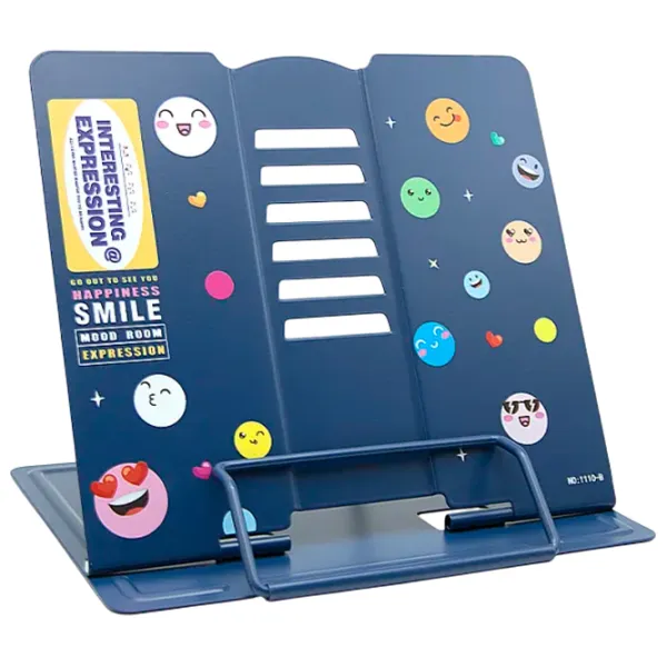 Подставка для книг New World Emoji Тёмно-синий / Металл photo 1