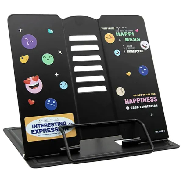 Подставка для книг New World Emoji Черный / Металл photo 1 Подставка для книг New World Emoji Черный / Металл photo 1