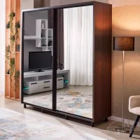Dulap Ambianta Havana 120 x 58 x 224 / DSP / Stejar Sonoma photo 3