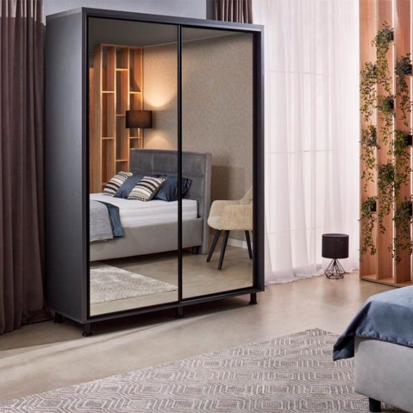 Шкаф Ambianta Havana 120 x 58см x 224 / ДСП / Графитовый photo 3 Шкаф Ambianta Havana 120 x 58см x 224 / ДСП / Графитовый photo 3