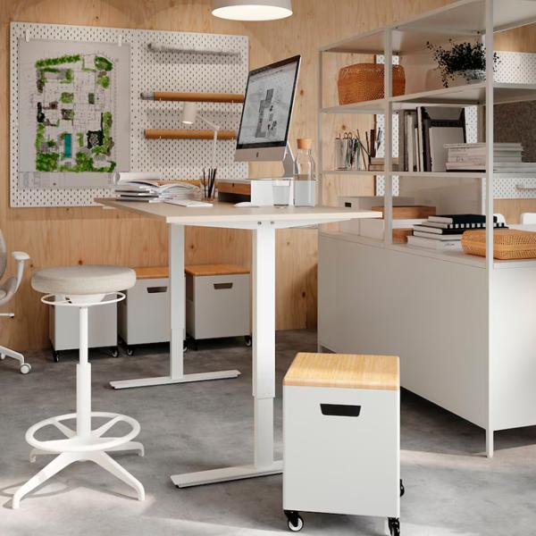 Masă de birou Ikea Trotten PAL/ Beige photo 3