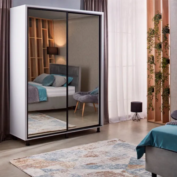 Шкаф Ambianta Havana 160 x 58см x 224 / ДСП / Белый photo 3 Шкаф Ambianta Havana 160 x 58см x 224 / ДСП / Белый photo 3