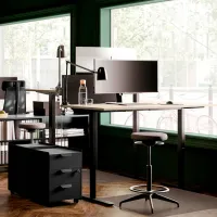 Masă de birou Ikea Trotten PAL/ White photo 2