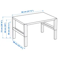 Masă de birou Ikea Pahl PAL/ White photo 6