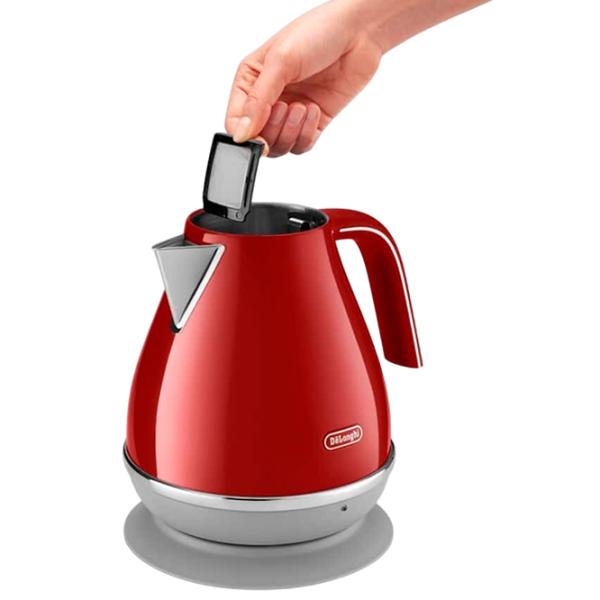 Ceainic electric DeLonghi KBOC 2001 R 1.7l / Ascuns / Red photo 2