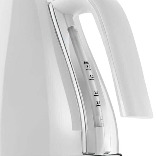 Ceainic electric DeLonghi KBOC 2001 W 1.7l / Ascuns / White photo 4