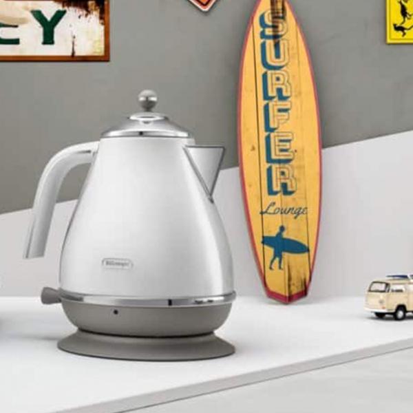 Ceainic electric DeLonghi KBOC 2001 W 1.7l / Ascuns / White photo 6