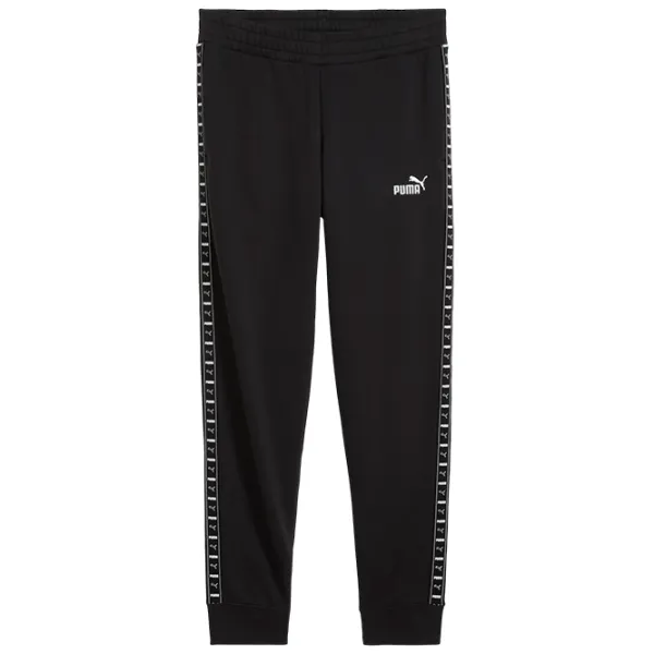 Pantaloni sportivi pentru femei Puma Ess Tape Terry L / Black photo 1 Pantaloni sportivi pentru femei Puma Ess Tape Terry L / Black photo 1