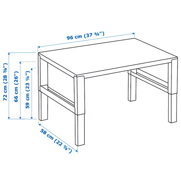 Masă de birou Ikea Pahl PAL/ White photo 4