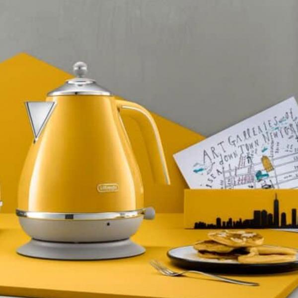 Ceainic electric DeLonghi KBOC 2001 Y 1.7l / Ascuns / Yellow photo 5